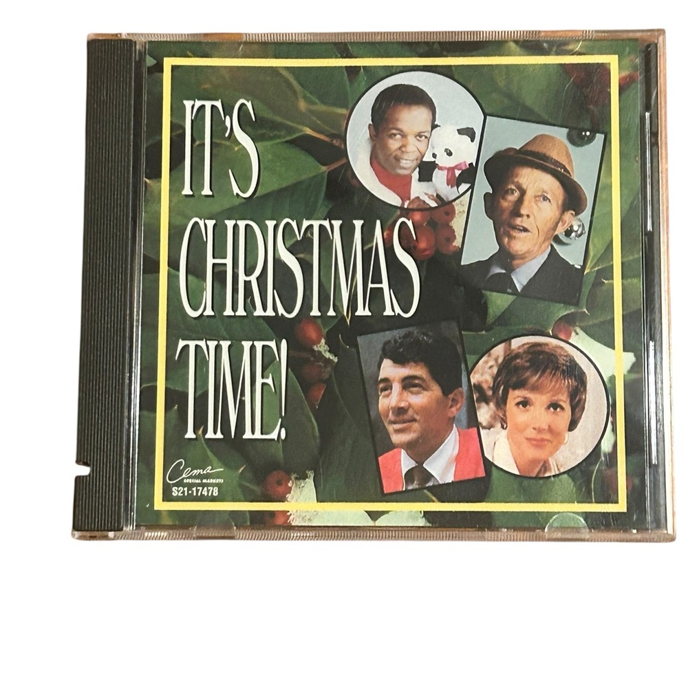 Vintage 1993 It’s Christmas Time CD featuring Sinatra, Nat King Cole Bing Crosby